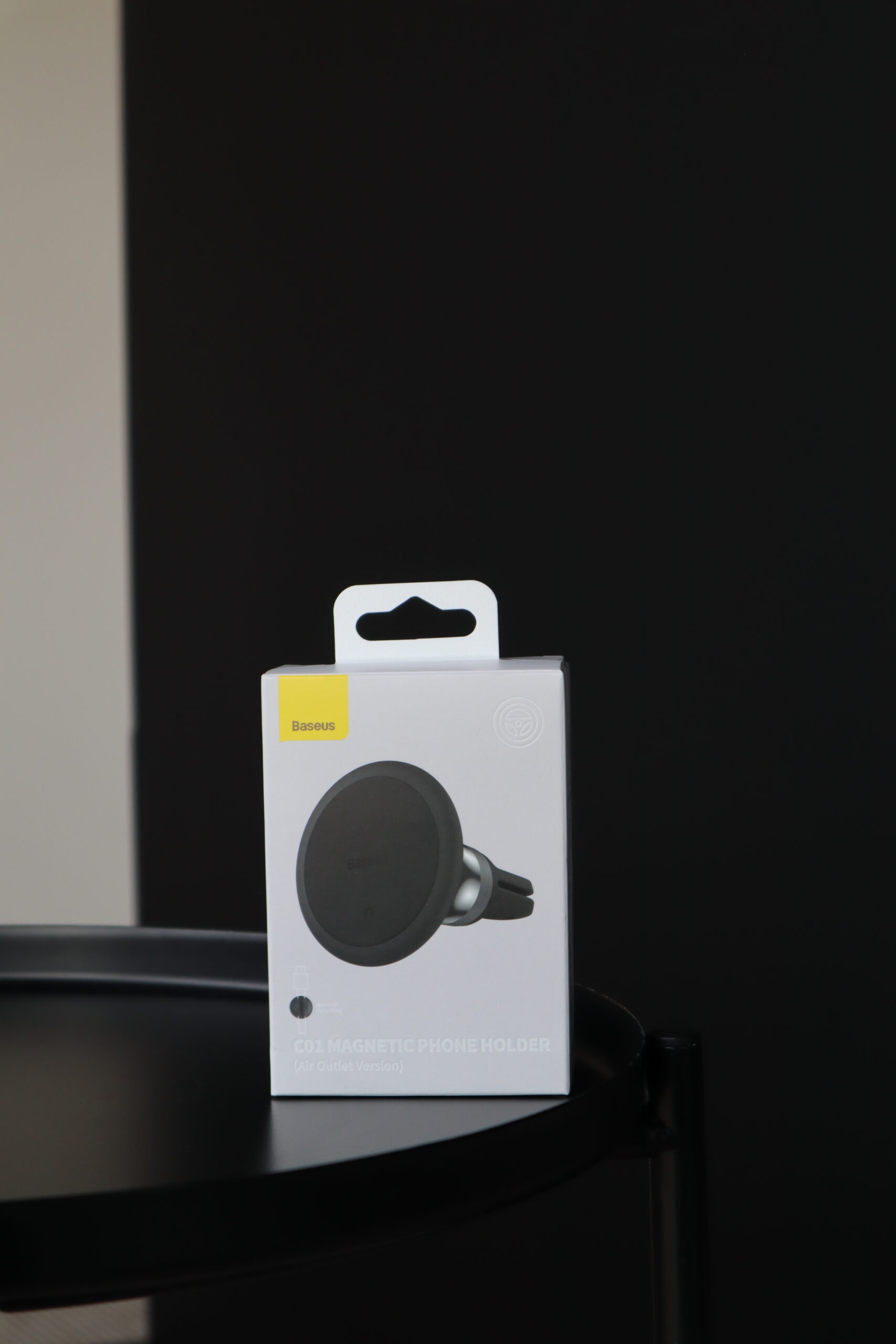 BASEUS C01 Magnetic (Air Outlet) (black)(2)