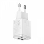 Адаптер BASEUS Compact Charger 2USB 10.5W (white) - Зображення 3