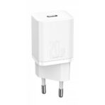Адаптер BASEUS Super Charger Type-C 20W (white) - Зображення 2