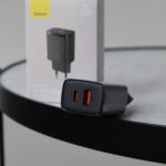 Адаптер BASEUS Compact 20W (Type-C + USB)чорний