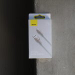 Lightning - USB BASEUS Metal 2.4A (2м) білий