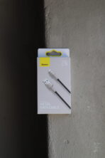 Lightning - USB BASEUS Metal 2.4A (2м) чорний