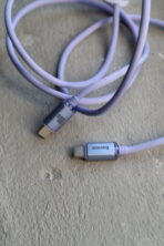 BASEUS Crystal Type -C to Type-C 2.4A (1.2м) ліловий