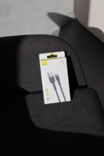 Lightning - USB BASEUS Cafule 2.4A (1м) чорний - Зображення 2