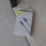 Lightning - USB BASEUS Crystal 2.4A (1.2м) ліловий