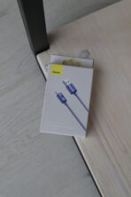 Lightning - USB BASEUS Crystal 2.4A (1.2м) ліловий