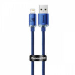 Lightning - USB BASEUS Crystal 2.4A (1.2м) синій - Зображення 2