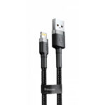 Lightning - USB BASEUS Cafule 2.4A (1м) чорний - Зображення 3