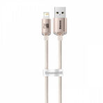 Lightning - USB BASEUS Crystal 2.4A (2м) рожевий - Зображення 2
