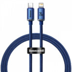 BASEUS Crystal Type-C to Lightning 2.4A (1.2м) синій - Зображення 2