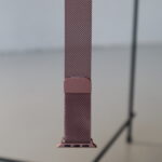 Ремінець Milanese loop 42mm/44mm/45mm/46mm/49mm/ULTRA (rose red)