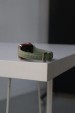 Ремінець slim leather 42mm/44mm/45mm/46mm/49mm/ULTRA (matcha green)