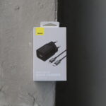 BASEUS Адаптер Type-C 20W + Кабель Type-C -Lightning чорний (1м)