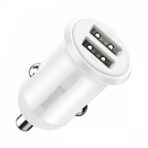BASEUS Car Charger 2USB 4.8A (white) - Зображення 3