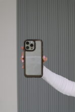 Чохол прозорий Strong 15 Plus (black)