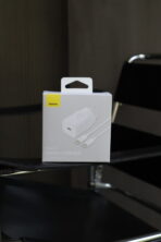 BASEUS Адаптер Type-C 25W + Кабель Type-C to Type-c white (1м)