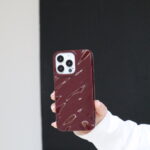 Чохол Venom 16 Pro (wine red + glitter)