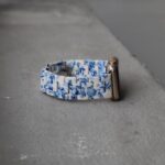 Ремінець Amber 38mm/40mm/41mm/42mm (10 gen.) (blue/white)