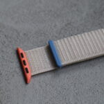 Ремінець Nylon Band 42mm/44mm/45mm/46mm/49mm/ULTRA (white/orange/blue)