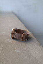 Ремінець LUXURY Magnetic leather 38mm/40mm/41mm (beige) - Зображення 2