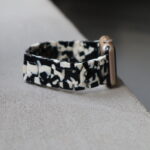 Ремінець Amber 38mm/40mm/41mm/42mm(10 gen.) (black/milk)