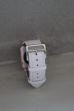 Ремінець еко-шкіра 42mm/44mm/45mm/46mm/49mm/ULTRA (white-snake)