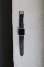 Ремінець еко-шкіра 42mm/44mm/45mm/46mm/49mm/ULTRA (black) - Зображення 2