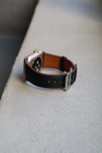 Ремінець еко-шкіра 42mm/44mm/45mm/46mm/49mm/ULTRA (black) - Зображення 3