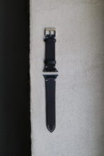 Ремінець Leather Band Business 42mm/44mm/45mm/46mm/49mm/ULTRA (black) - Зображення 2