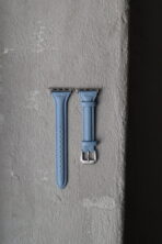 Ремінець slim leather 38mm/40mm/41mm/42mm(10 gen.) (light blue)