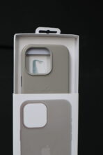 Чохол Leather Case Mag Safe 14 Pro (light gray)
