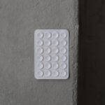 Силіконова наліпка-тримач (white)