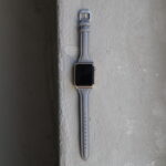 Ремінець slim leather 42mm/44mm/45mm/46mm/49mm/ULTRA (dark grey)