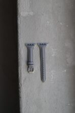 Ремінець slim leather 42mm/44mm/45mm/46mm/49mm/ULTRA (dark grey) - Зображення 2