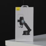 BASEUS Tank Gravity Holder with suction base (black)