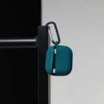 Чохол Silicone металевий карабін Pro (dark green)