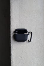 Чохол Silicone металевий карабін 1/2 (black) - Зображення 2