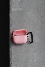 Чохол Silicone металевий карабін 1/2 (pink) - Зображення 2