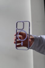 Чохол Crystal Mag Safe 12/12 Pro (light purple) - Зображення 3