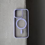 Чохол Crystal Mag Safe 12/12 Pro (light purple)