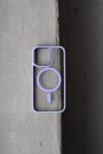 Чохол Crystal Mag Safe 12/12 Pro (light purple)