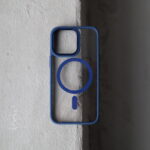 Чохол Crystal Mag Safe 12 Pro Max (dark blue)