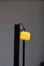 Чохол Silicone металевий карабін 1/2 (yellow)