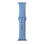 Ремінець Silicone Band 42mm/44mm/45mm/46mm/49mm/ULTRA S/M (azure)