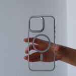 Чохол Crystal Mag Safe 16 Pro Max (light gray)