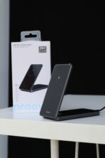 Зарядний пристрій Proove Metal Edge 3 in 1 Wireless Charger 15W (Gray) - Зображення 2