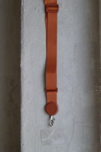 Стрічка Cross-Body (brown) + прозора вставка - Зображення 3