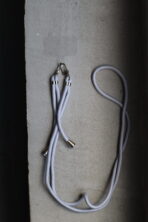 Шнурок Cross Body (gray) + прозора вставка