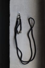 Шнурок Cross Body (black) + прозора вставка