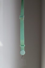 Стрічка Cross-Body (green) + прозора вставка